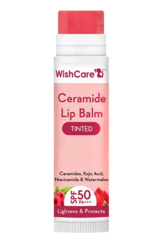WishCare Ceramide Lip Balm with SPF 50 PA+++ (Tinted)