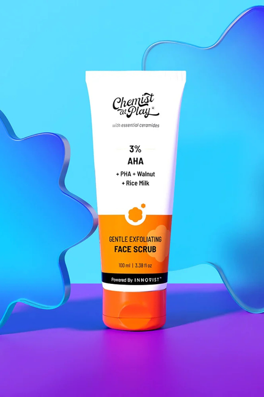 Chemist at Play - Gentle Exfoliating Face Scrub for Clear & Glowing Skin - 100ml