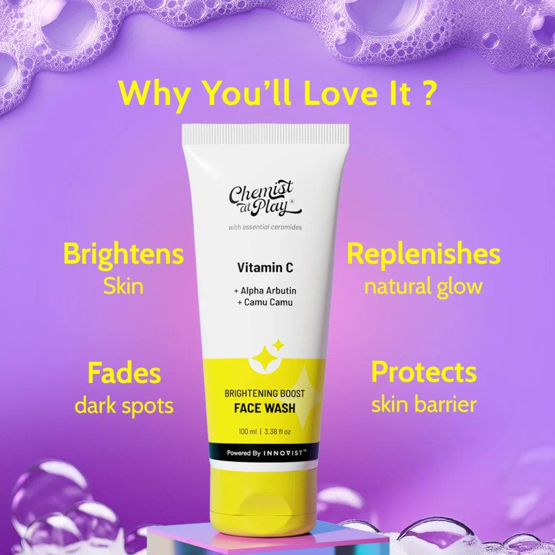 Chemist at Play - Vitamin C Brightening Boost Face Wash - 100ml