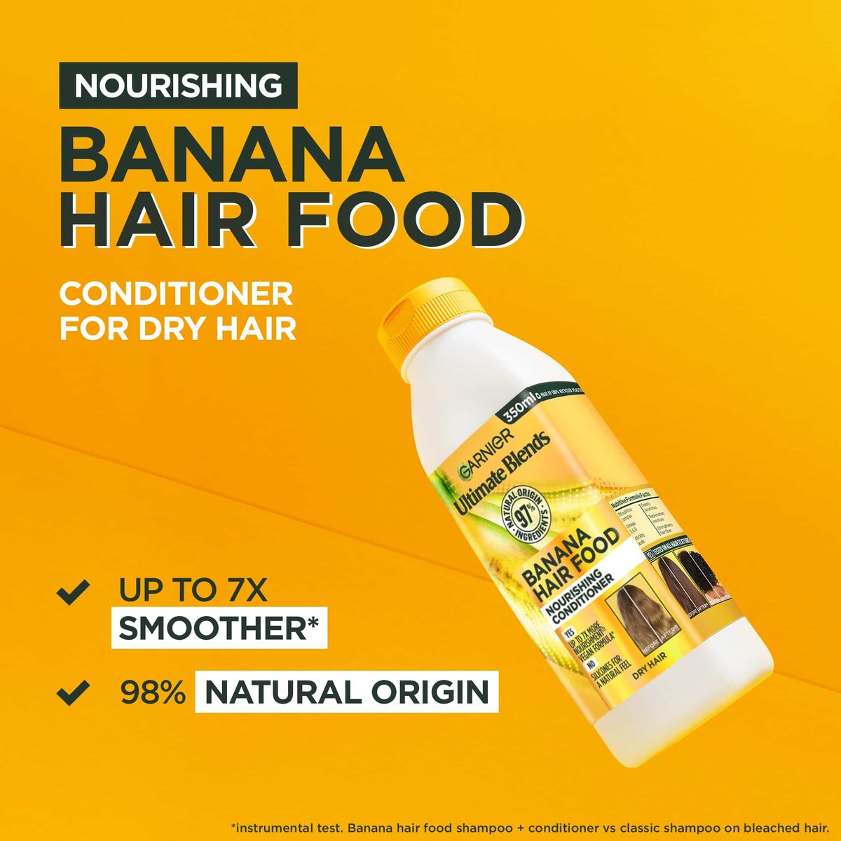 Garnier Ultimate Blends Hair Food Banana Conditioner – Deep Nourishment for Dry Hair