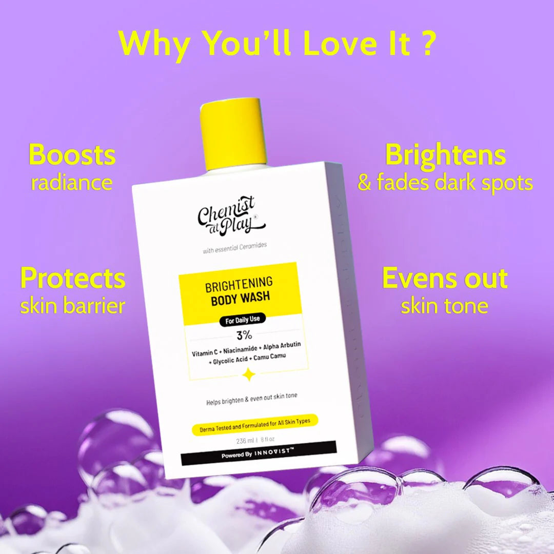 Chemist at Play - Brightening Body Wash Camu Camu & Alpha Arbutin - 236 mL