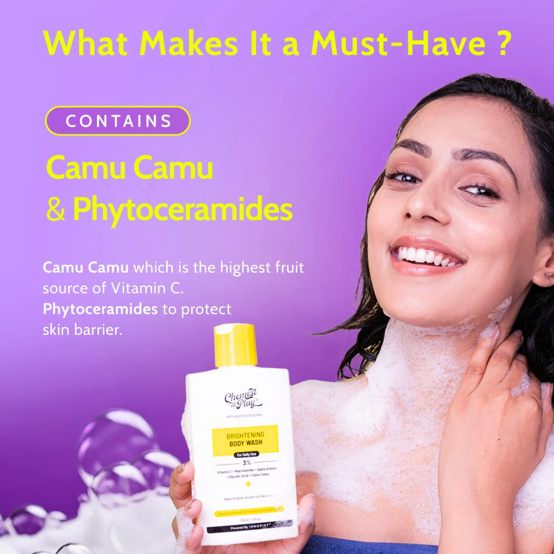Chemist at Play - Brightening Body Wash Camu Camu & Alpha Arbutin - 236 mL