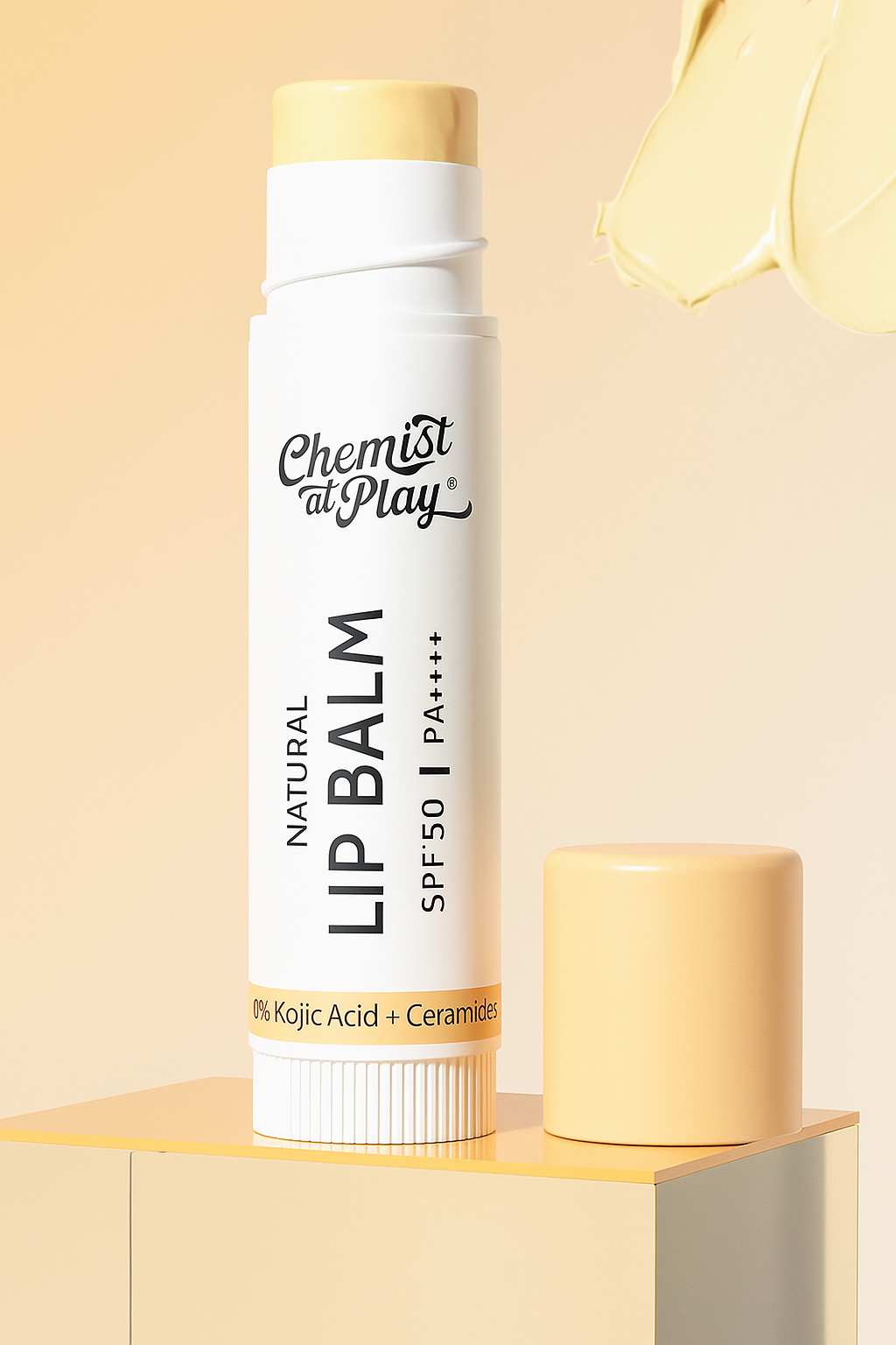 Chemist at Play - Natural Lip Balm for Chapped & Pigmented Lips | SPF 50 PA++++ & Kojic Acid